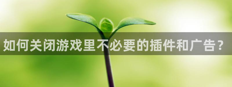 长征娱乐平台注册资金多少：如何关闭游戏里不必要的插件和广告？